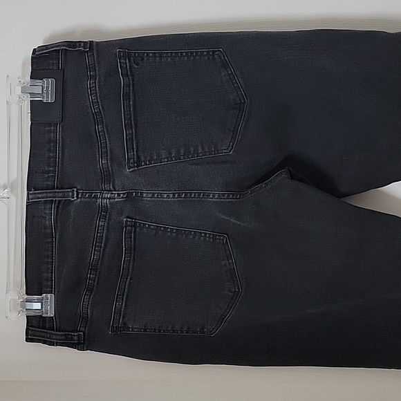 Madewell, Size 28 10" High Rise Skinny Washed Black Jeans, Raw / Frayed Hem - Picture 13 of 13